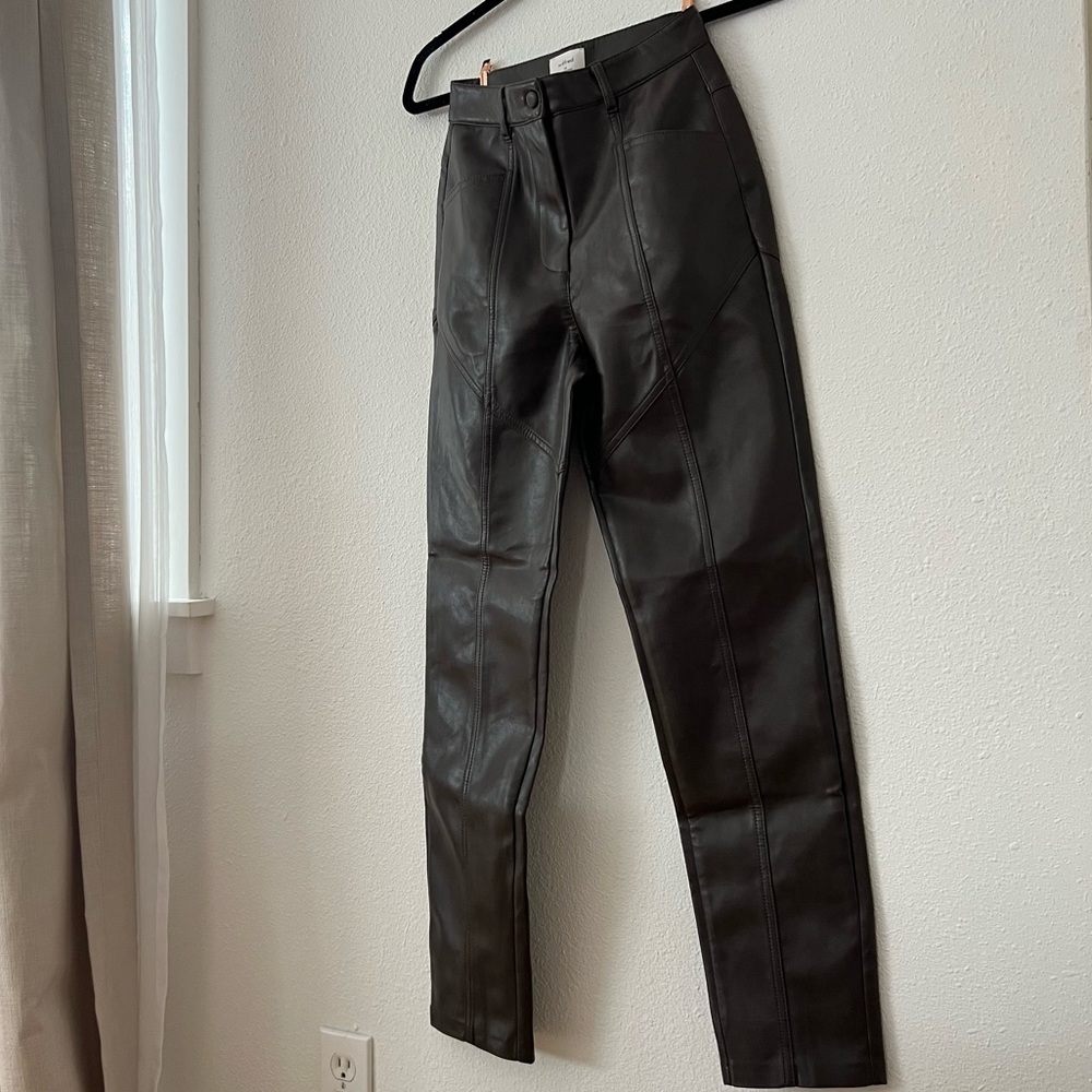 ARITZIA - Wilfred Rebel Pant - Rich Mocha Brown - 00 - Picture 1 of 2